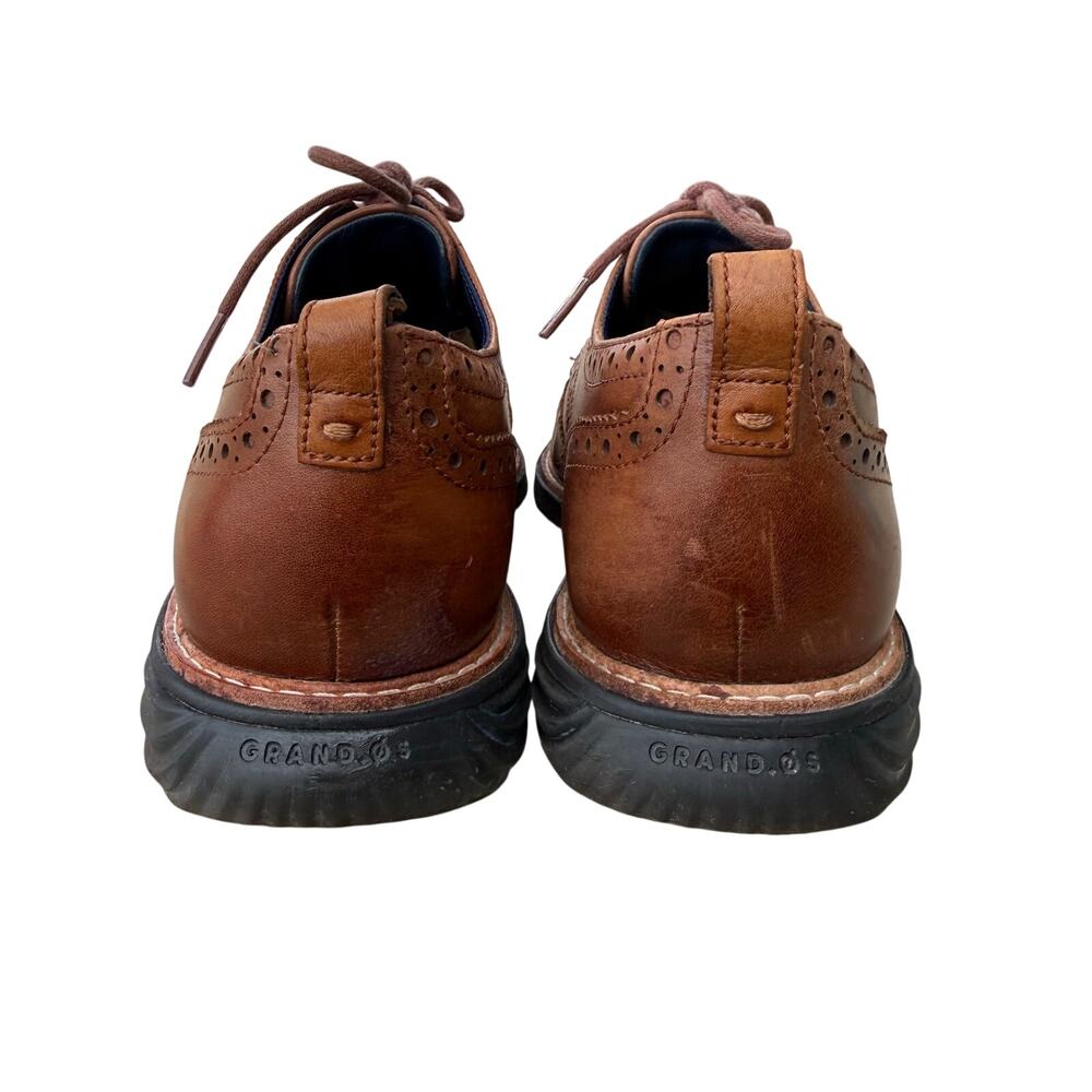 Cole Haan Grand Shadowlite Wingtip Oxfords Brown Leather Lace Up Men’s - Size 8 - Picture 7 of 8